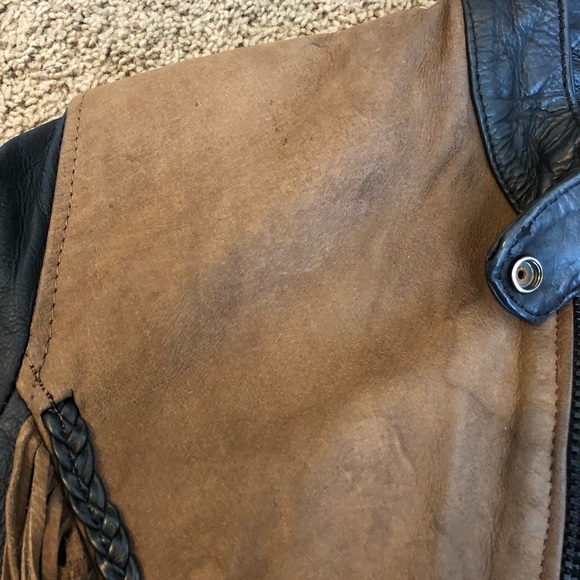 Hot Leathers Fringed Motorcycle Jacket - Picture 6 of 8